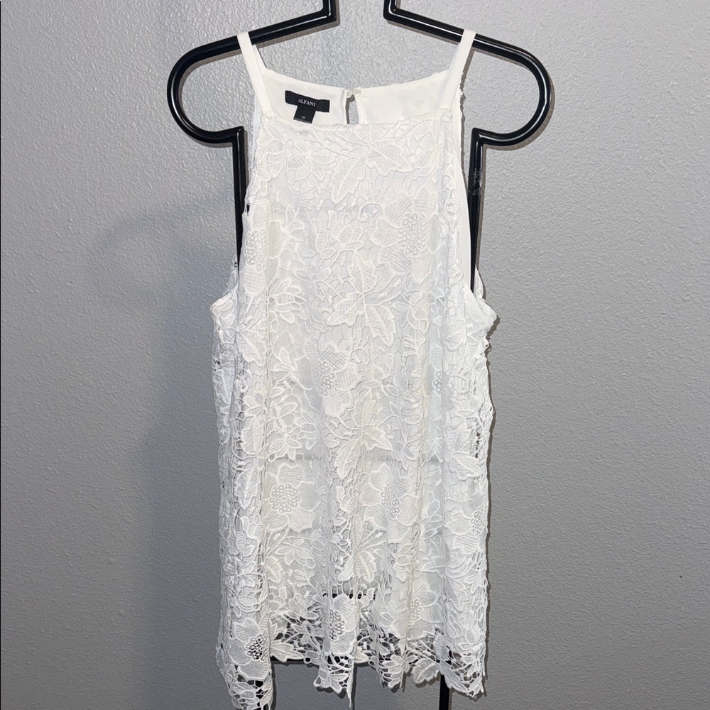 Alfani Women’s  White Lace Dresd